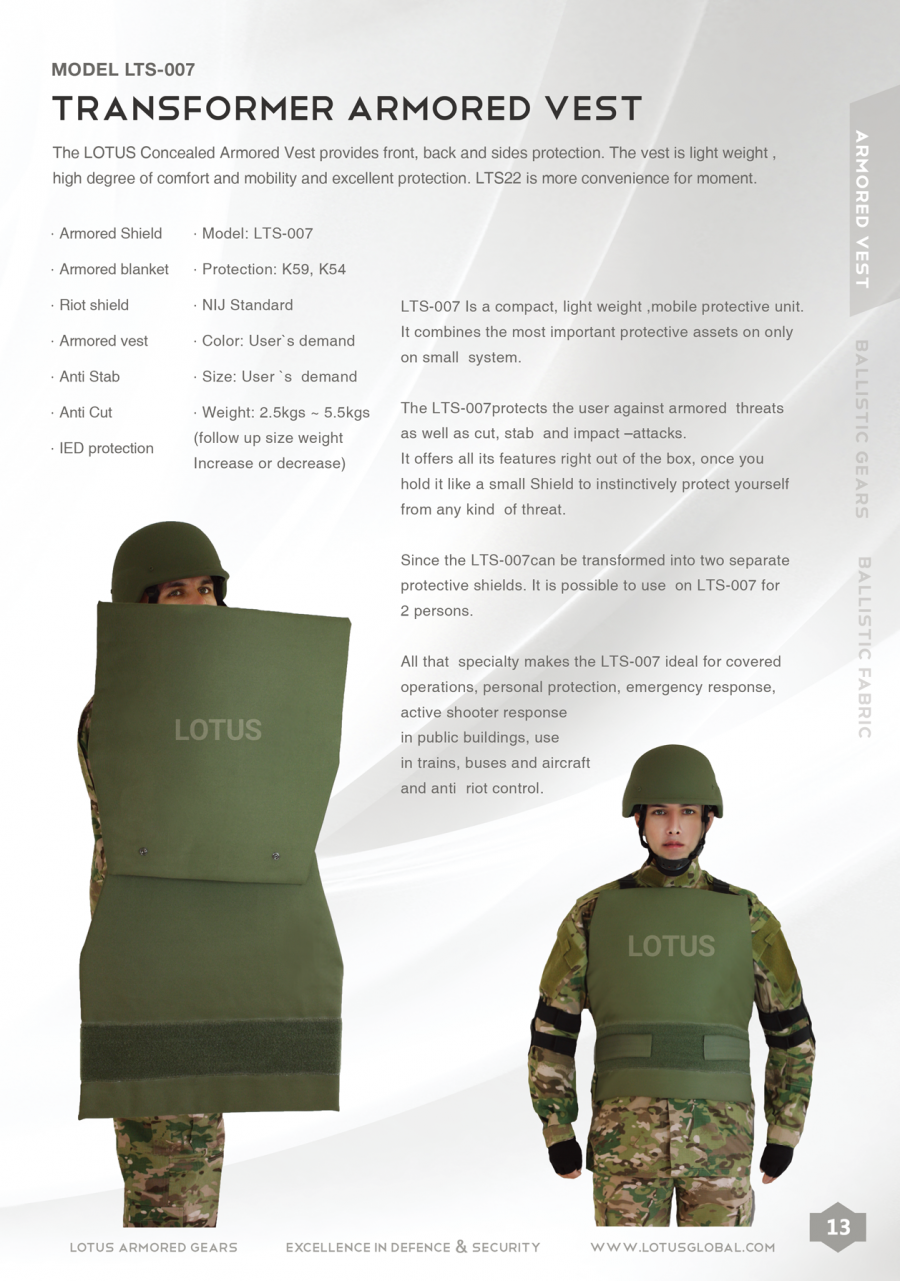Transformer Armored Vest