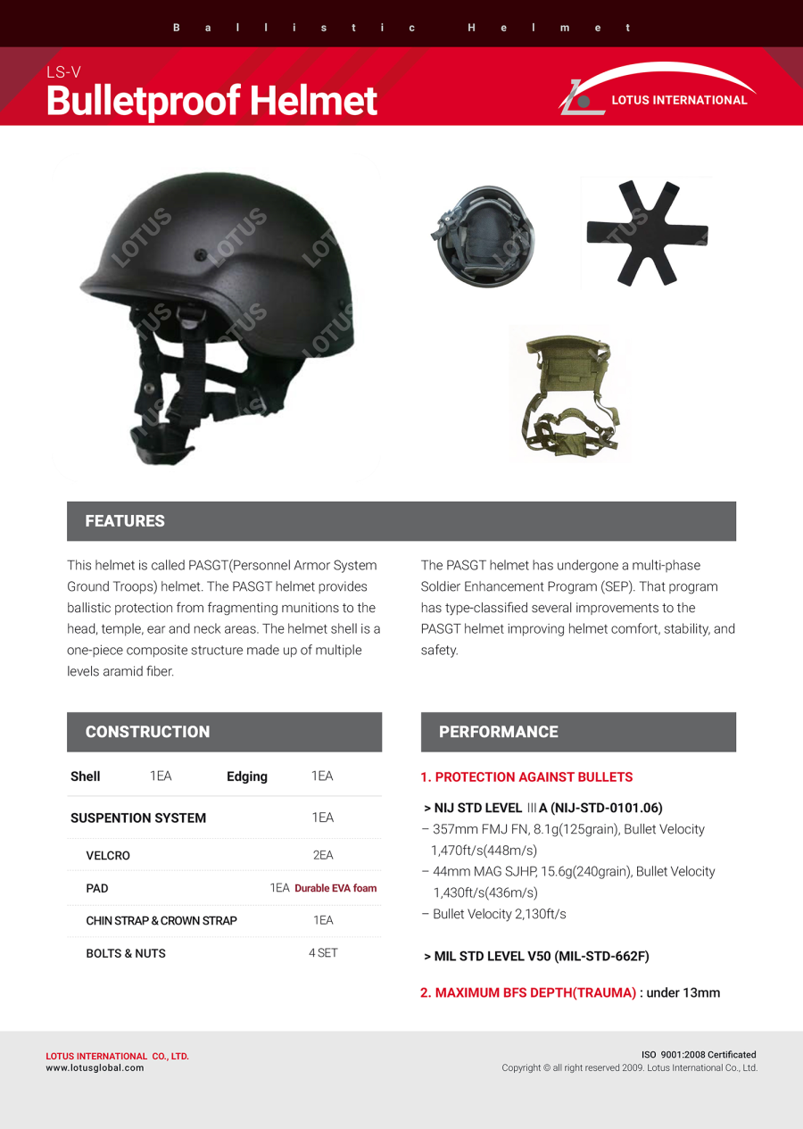 Ballistic Helmet