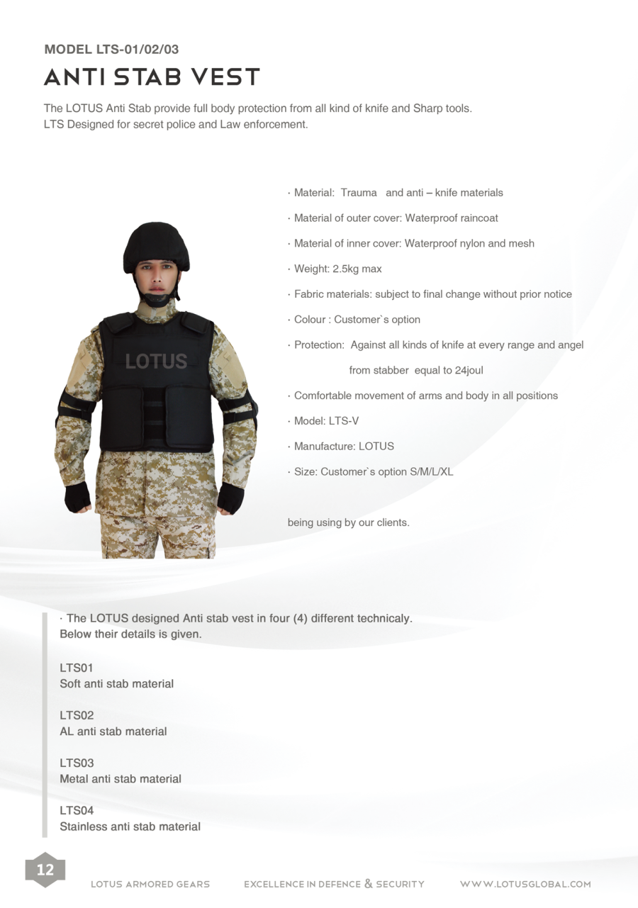 Anti Stab Vest