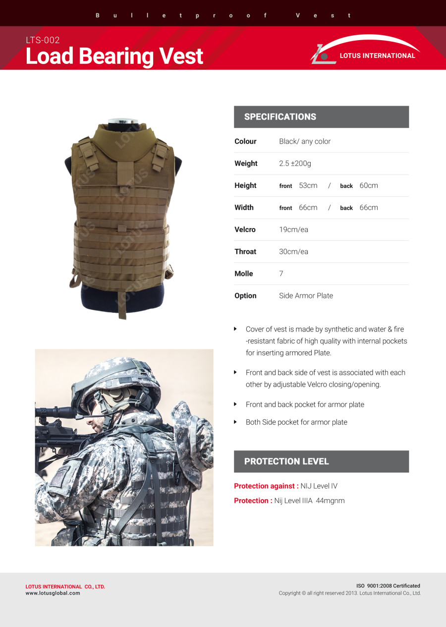 LOTUS Bulletproof Vest